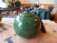 Keramik-Dose,ca. 120g (500ml), Grün