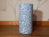 Seidenpapier, für 150g, Zarte Blüten, blau-grün