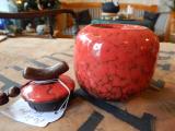 Keramik-Dose, 70g (200ml), rot
