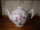 Porzellan-Kanne, Große Sakura, 1l, Fine Bone China