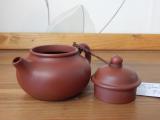 Original Yixing-Kanne, roter Ton (Zhuni),Klassische Kanne, 128g, 80ml, hochwertig