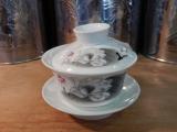 Porzellan-Gaiwan, Lotus 135ml